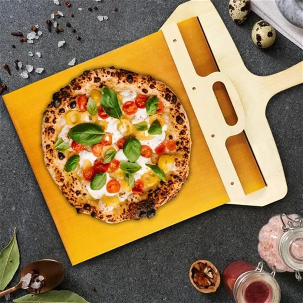 Premium Wooden Sliding Pizza Peel