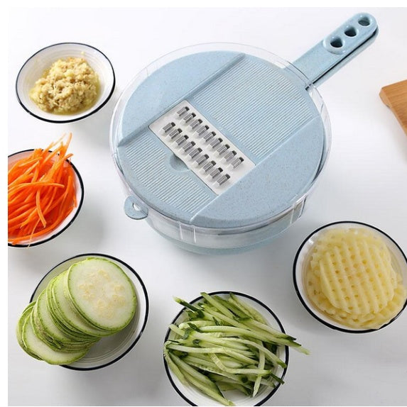 KitchenPro 8-in-1 Mandoline Slicer & Food Prep Kit