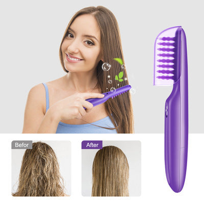 2-in-1 Electric Hair Detangler & Scalp Massager