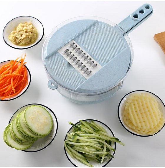 KitchenPro 8-in-1 Mandoline Slicer & Food Prep Kit