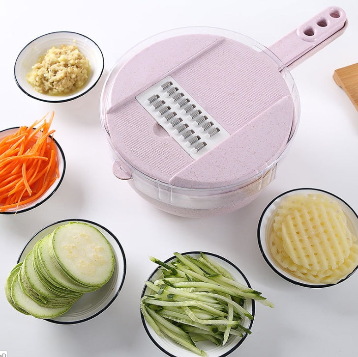 KitchenPro 8-in-1 Mandoline Slicer & Food Prep Kit