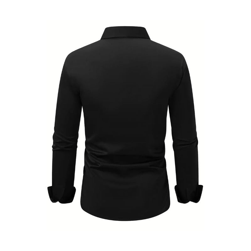 Men’s Luxury Slim-Fit Dress Shirt